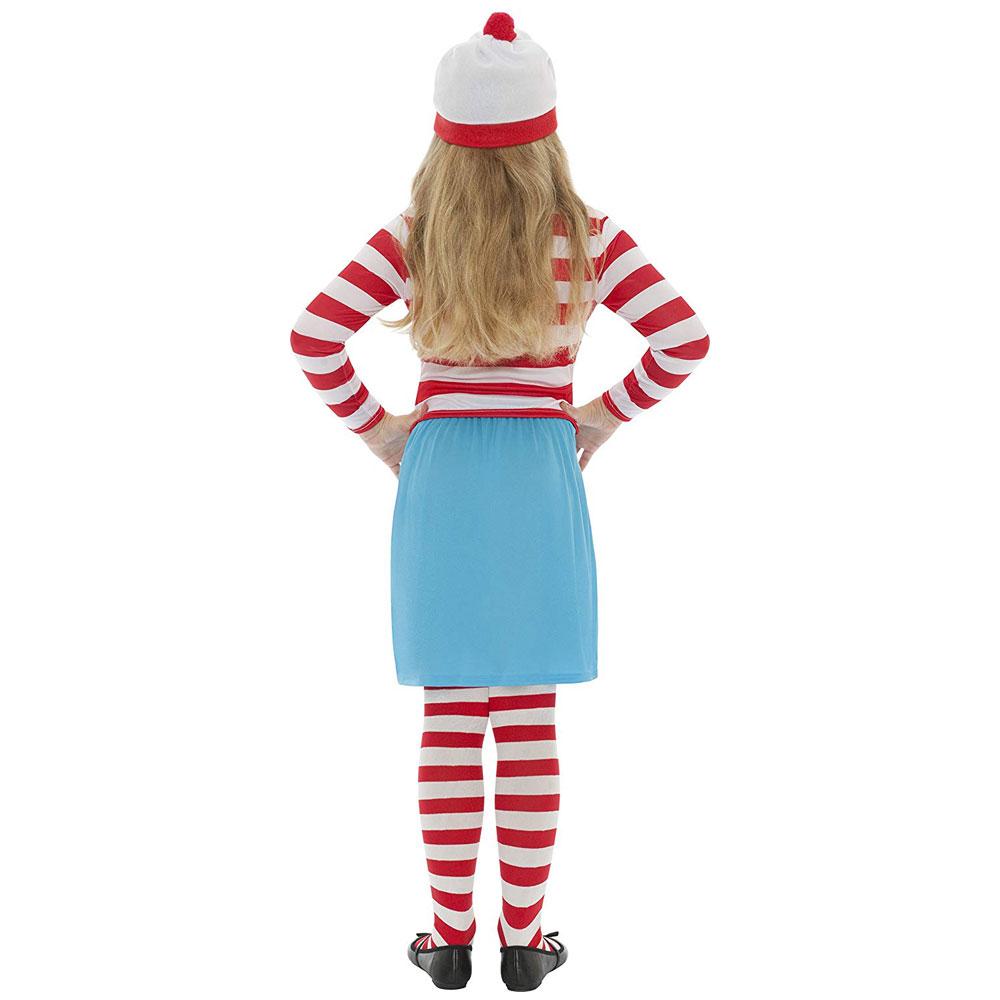 Kinder Walters wilde Abenteuer Wenda Kostüm | Where's Wally Wenda Child Costume - carnivalstore.de