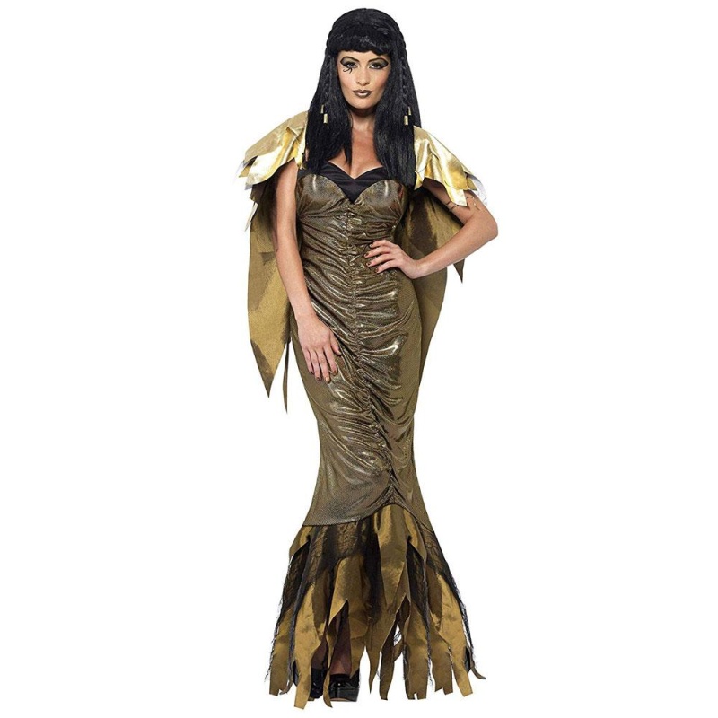 Damen Dunkle Cleopatra Kostüm | Fraen däischter Kleopatra Kostüm - carnivalstore.de