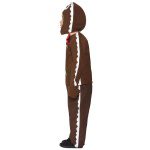 Kinder Jungen Lebkuchenmann Kostüm | Little Gingerbread Man Kostuum Bruin Met Top - carnavalstore.de