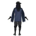 Musketier-Kostüm mit Zylinder-Navy-Handschuhen Überstiefel | Costume da moschettiere maschile - Carnivalstore.de