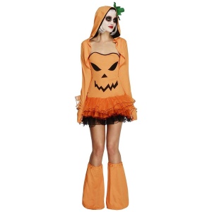 Damen Kürbis Kostüm | Pumpkin Costume - carnivalstore.de