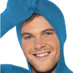 Herren Second Skin Kostüm in Blau | Second Skin Suit Blau mit verdeckter Gürteltasche - carnivalstore.de