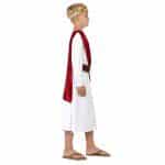 Kinder Römischer Junge Kostüm | Roman Costume White With Robe Belt - carnivalstore.de