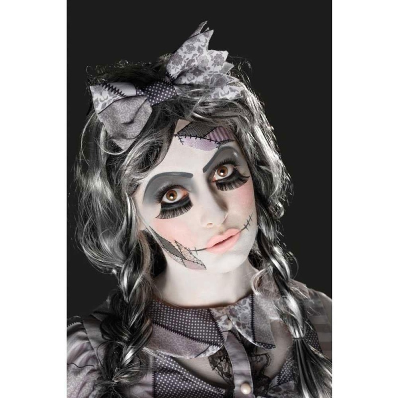 Damen Puppen Sminkset | Smiffys Make Up Fx Damaged Doll Kit - carnivalstore.de