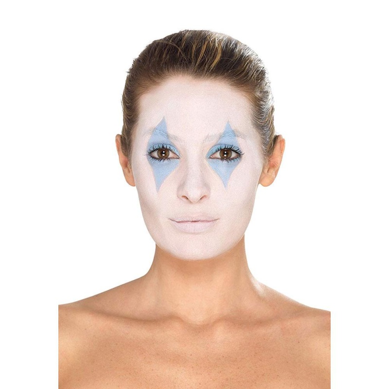 Σετ μακιγιάζ κλόουν für Damen schminke 8-teilig bunt | Make Up Fx Pretty Clown Kit Aqua - carnivalstore.de
