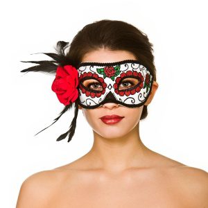 Deluxe Day of the Dead Eyemask - carnivalstore.de