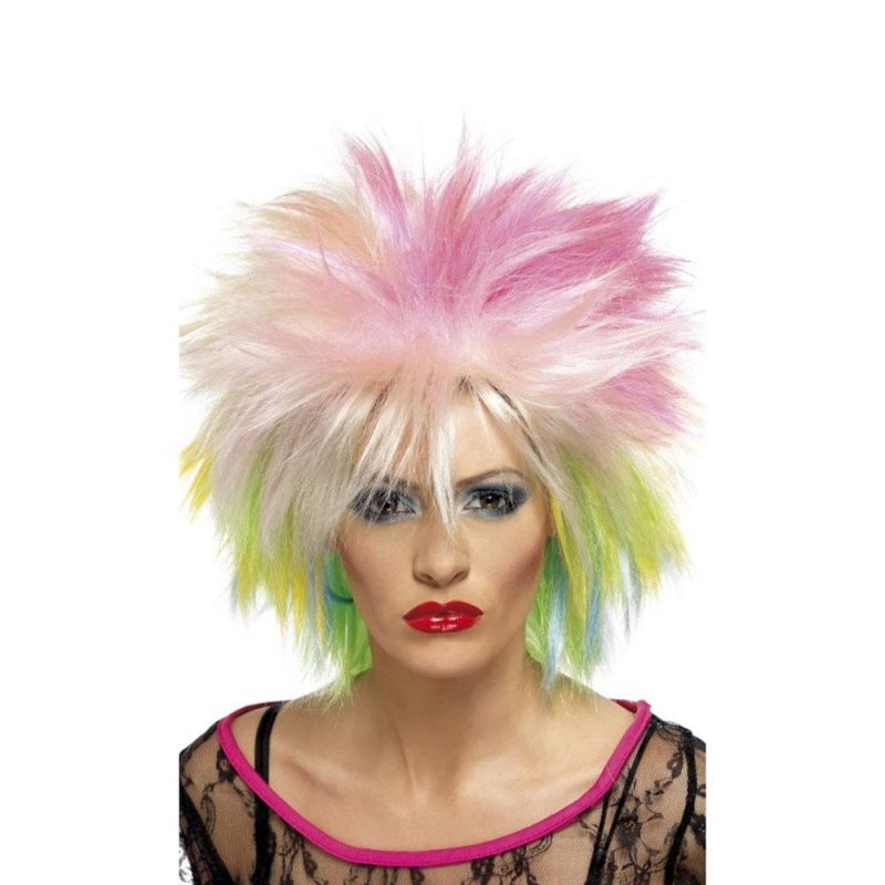 80's Attitude Wig, Multi-Coloured - carnivalstore.de