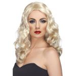 Glamouröse Perücke Blond - carnivalstore.de