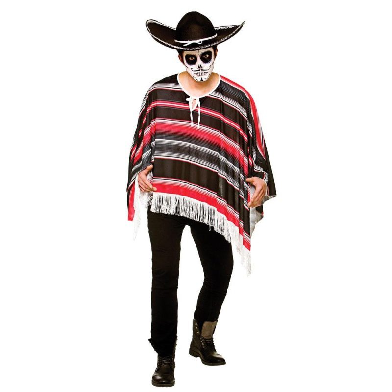 Poncho del bandito del giorno dei morti - Carnivalstore.de