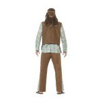 Herren 60er Jahre Hippie Kostüm | Fantasia de Hippie dos anos 60 multicolorida - carnavalstore.de