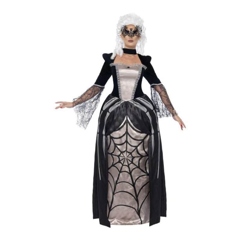 Damen Schwarze Witwe Baronin Kostüm | Black Widow Baroness Costume - carnivalstore.de