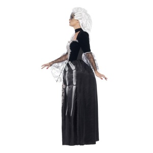 Damen Schwarze Witwe Baronin Kostüm | Disfraz de baronesa viuda negra - carnivalstore.de