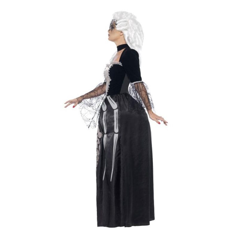 Damen Schwarze Witwe Baronin Kostüm | Costume de baronne veuve noire - carnivalstore.de