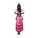 Boutique Can Can Diva Costume, Pink, Lace Up Corset, Skirt with Train and Headpiece - carnivalstore.de