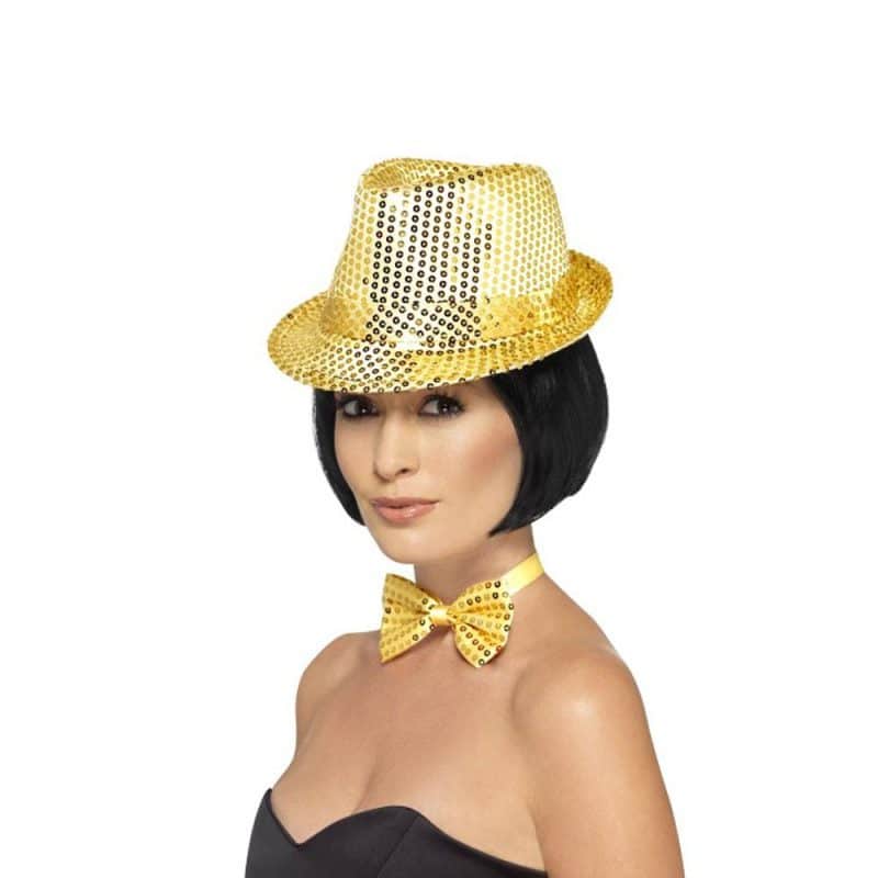 Trilby-hoed met pailletten - carnavalstore.de