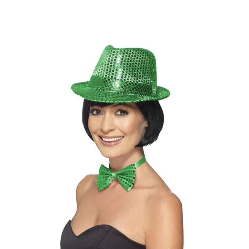 Sequin Trilby Hat - carnivalstore.de