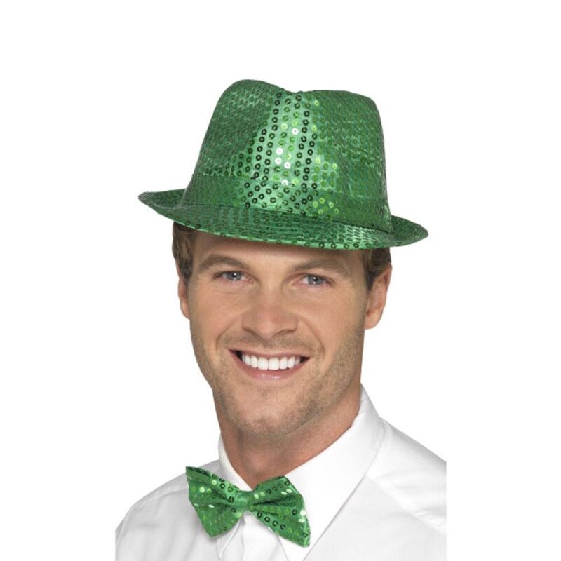 Sequin Trilby Hat - carnivalstore.de
