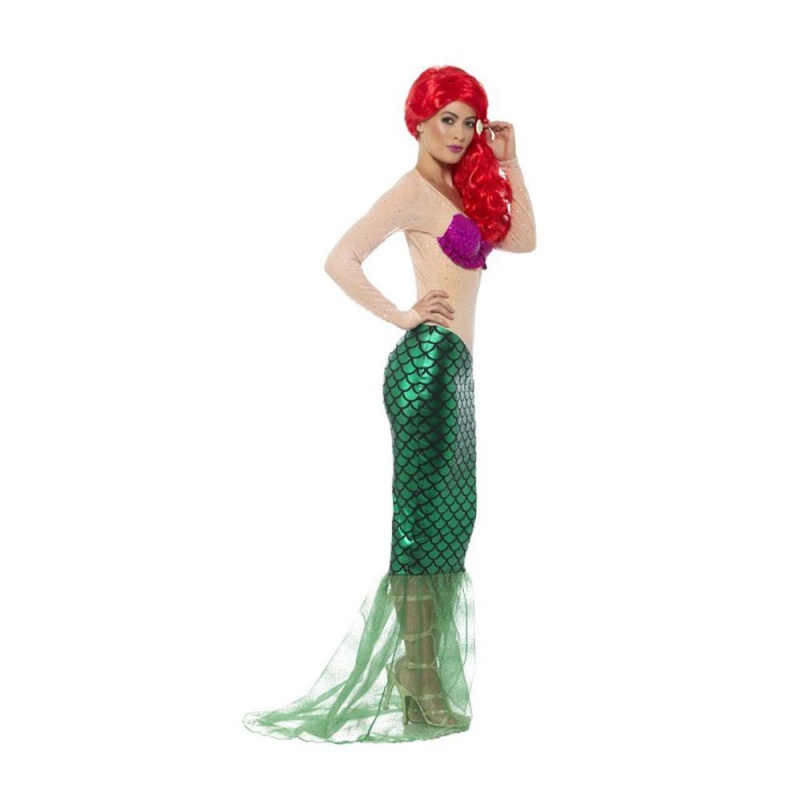 Damen Deluxe Sexy Meerjungfrau Kostüm | Deluxe Sexy Mermaid -asu - carnivalstore.de