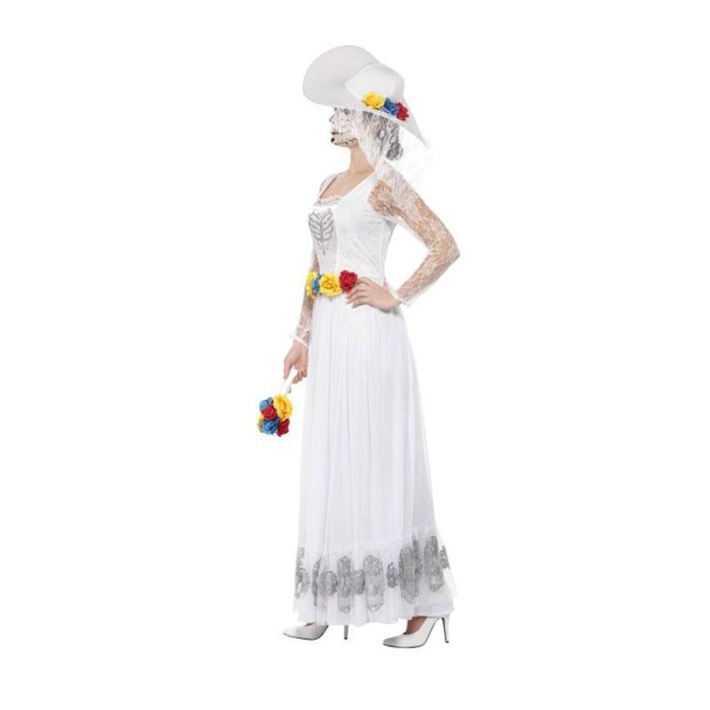 Costume de mariée squelette jour des morts - carnivalstore.de