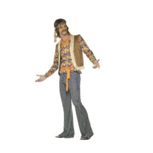 Disfraz de cantante de los años 60, hombre, con top, chaleco - carnivalstore.de