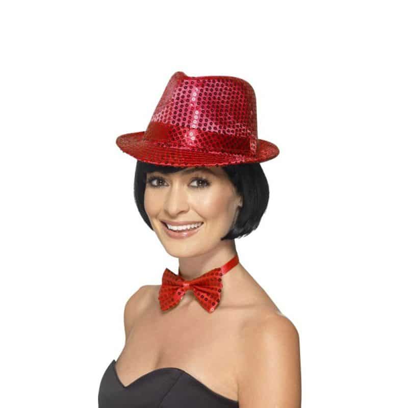 Cekinowa czapka Trilby - carnivalstore.de