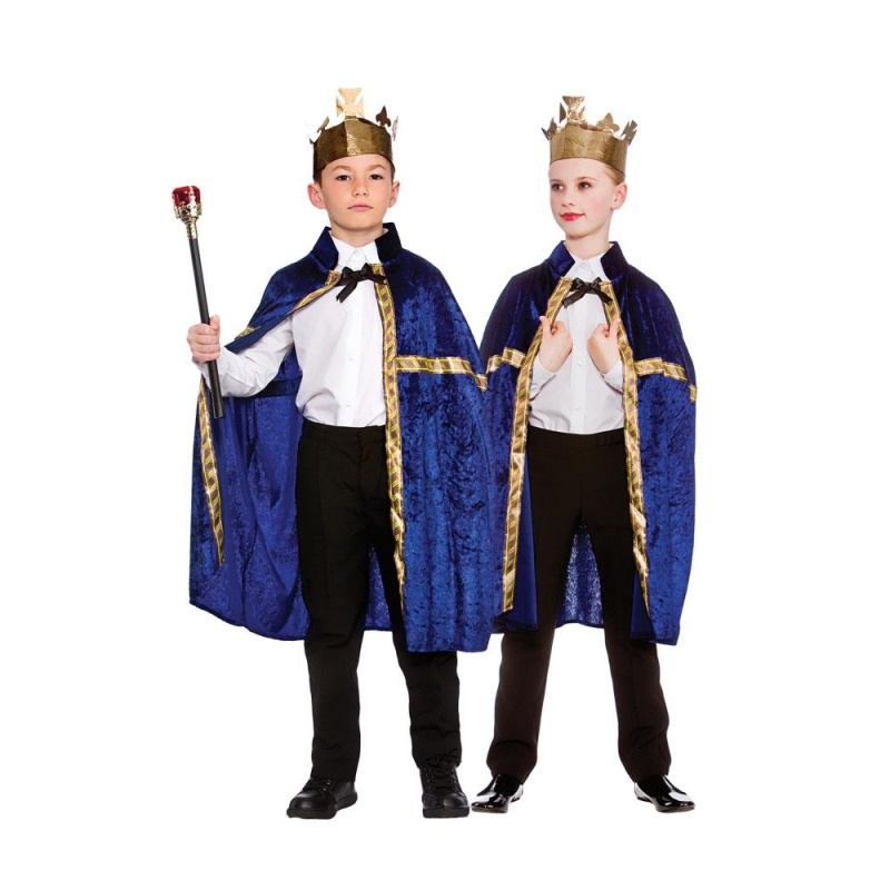Robe et couronne en velours de luxe - carnivalstore.de