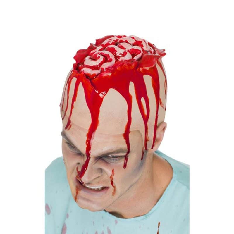 Open Brain Head Cap, Latex - carnivalstore.de