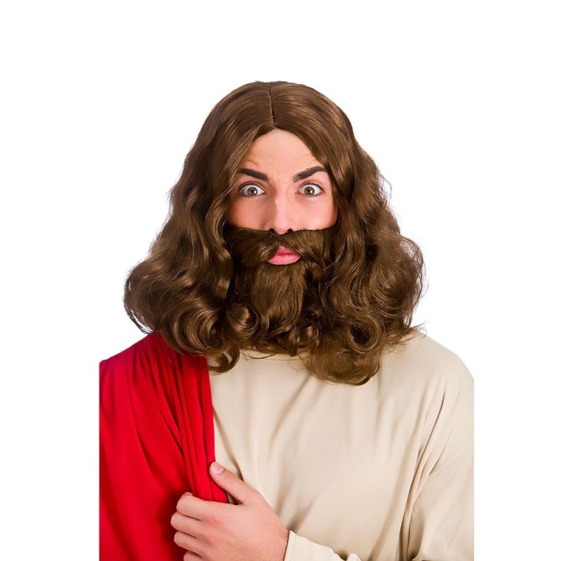 Jeesus peruukki ja parta - carnivalstore.de