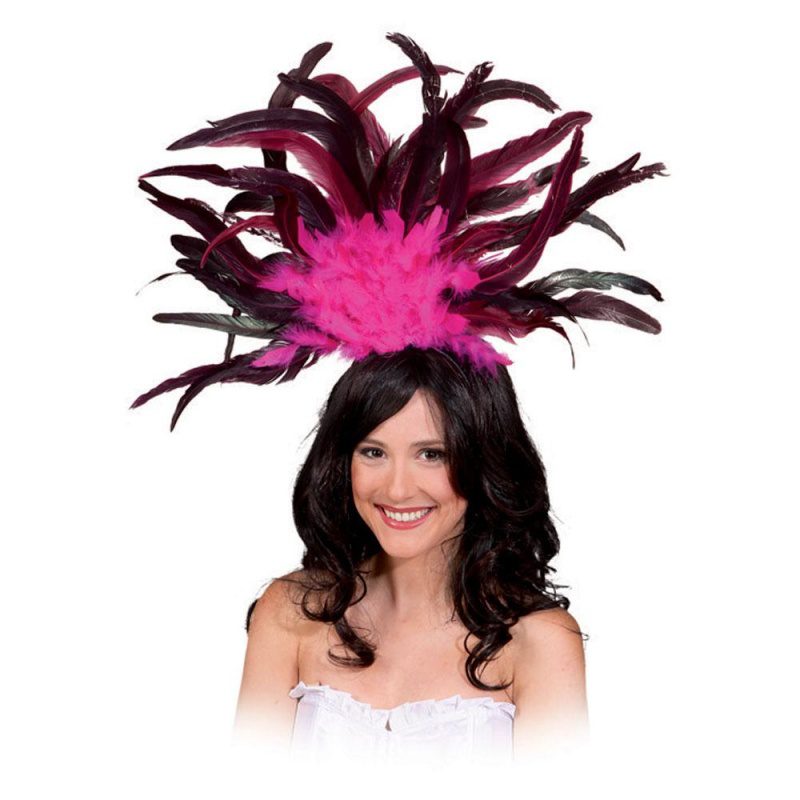 Carnaval Hoofdtooi Roze - carnavalstore.de