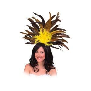 Carnival Headdress Yellow - carnivalstore.de