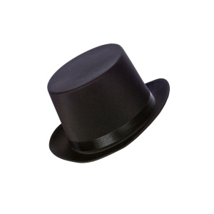 Sombrero de copa de raso - Carnival Store GmbH