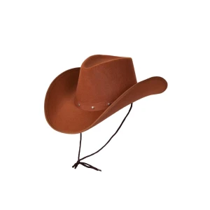 Brązowy kapelusz kowbojski Texas - Carnival Store GmbH