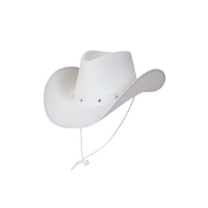 Chapeau Texas Cowboy Blanc - Carnival Store GmbH