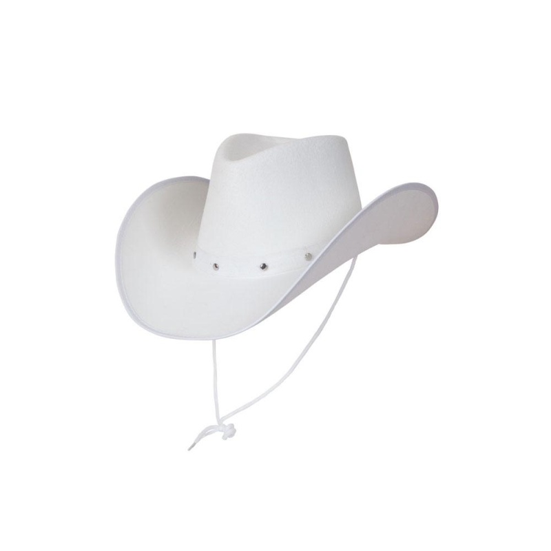 Texas Cowboy Hat White - Carnival Store GmbH