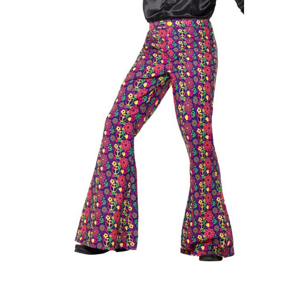 60s Psychedelic CND Flared Trousers - Carnival Store GmbH