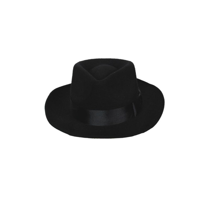 Cappello da gangster classico con fascia in raso - Carnival Store GmbH