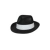 Felt Gangster Hat - Black w/White band - carnivalstore.de