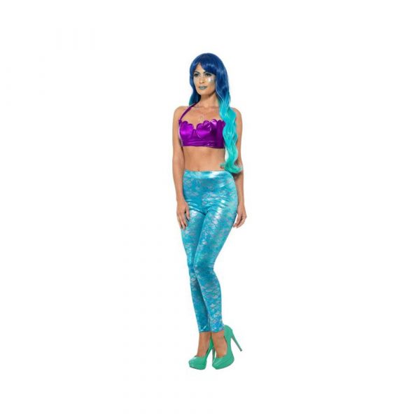 Mermaid Leggings Blue - carnivalstore.de