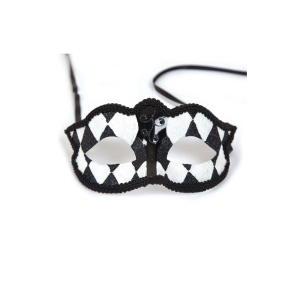 Marciana Eyemask - Black & White - carnivalstore.de