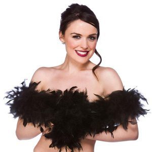 Black Feather Boa - Carnival Store GmbH