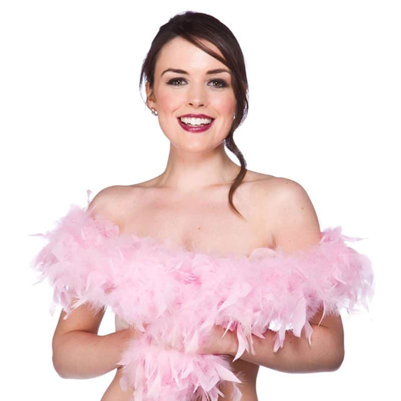 Baby Pink Feather Boa - Karneval Store GmbH