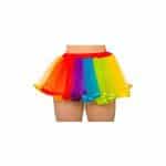 Deluxe regenboog tutu met satijnen detail - Carnival Store GmbH