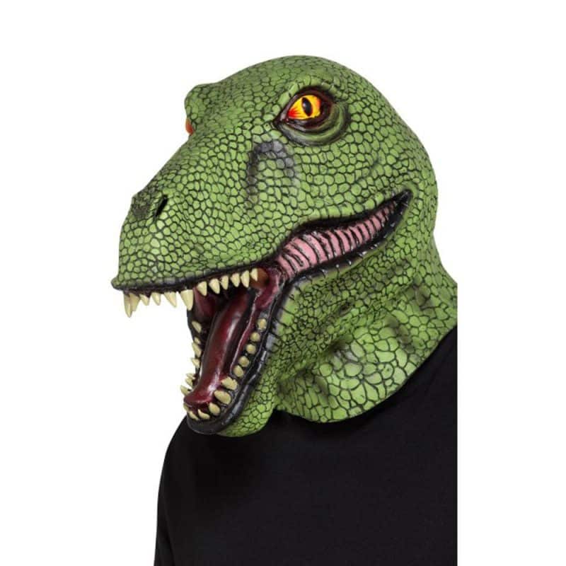 Máscara de látex de dinossauro - carnavalstore.de