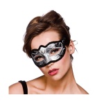Verona Eyemask - Silver/Silver Glitter - carnavalstore.de