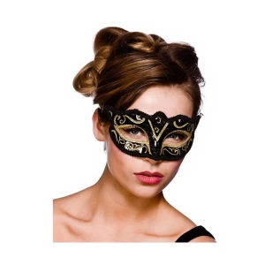 Maschera per gli occhi Verona - Glitter dorati - carnivalstore.de