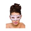 Verona Eye Mask - Pink & Silver - carnivalstore.de