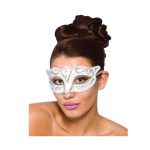 Verona Eyemask - White & Silver - carnivalstore.de