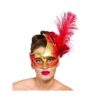 Revello Eye Mask - Gold & Red - carnivalstore.de