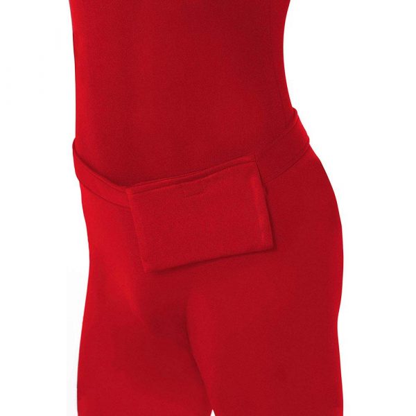 Herren Second Skin Kostüm in Rot | Second Skin Suit Red With Bumbag Concealed - carnivalstore.de