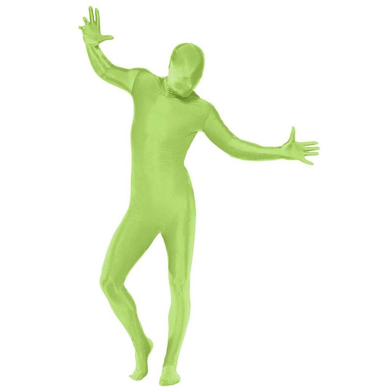 Herren Second Skin Kostüm i Grün | Second Skin Suit Green With Bumbag Conceale - carnivalstore.de